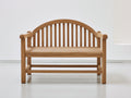 Gartenbank 150x60x95 cm aus Holz in Naturfarbe - Klassische Sitzbank für Garten und Terrasse
